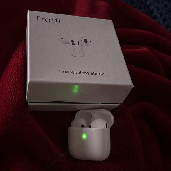TWS pro 4 wireless Bluetooth EarPods( NOT AIRPODS) New - Picture 4 of 12